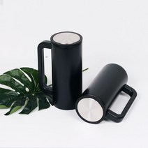 손잡이 텀블러 350ml 각인 주문제작 DD-10034 [d0ih], 블랙