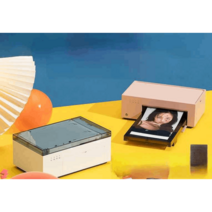 셀프사진기계 스마트폰사진인화기 즉석 필름 포토, 흰색기본버젼  80매  수납가방  포토앨범3종