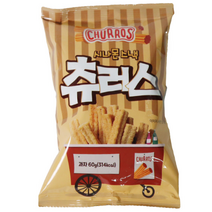 싱싱 츄러스 스낵 60g / 츄러스스낵 츄러스 과자 봉지과자 시나몬맛, 6개