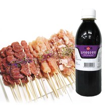 염통 닭꼬치소스 순한맛/매운맛/핫(HOT) 숯불 바베큐구이 캠핑요리양념 꼬지소스, 꼬치소스/우영/핫(HOT)