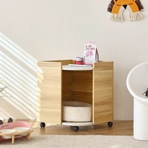 GY 고양이 둥지 사이드 테이블 가구 이동식 사계절 범용 캐비닛 애완 동물 작은 단단 나무