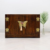 향림공예 오동나무 간소 제기함 600 제기 목기 보관함, 1개