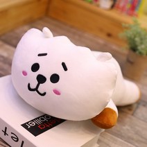 해외직구 쿠션 방탄 소년단 굿즈 봉제 인형 잠자는 베개 편안한 인테리어 소품 촬영 선물 필수템 참견시점, 60cm