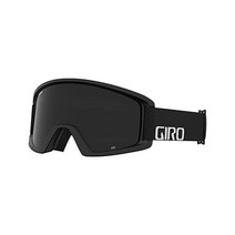 Giro 지로 세미 스키 고글 - 남녀 및 청소년용 스노우보드 고글 - 안개 방지 - OTG(오버 글래스), Black Wordmark, Ultra Black/Yellow