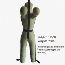 레슬링 훈련 더미 브라질 주짓수 싸움 복싱 샌드백 170cm 높은 무게 5060kg MMA 빈 쉘 권투 화재 펀칭 백, GREED 153CM