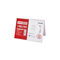 쇼케이스A6(양면/가로) 0689 POP꽂이 아크릴꽂이 148x105 (mm) 1개입, 10개