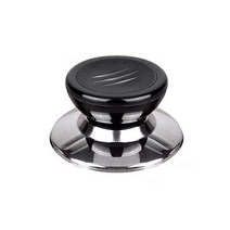 피케이몰 4P세트 냄비뚜껑 교체용 손잡이 원형 스텐 뚜껑 꼭지, 블랙, 4개