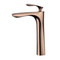 kohler 콜러 세면대 수도꼭지 세면대 구리 골드 수도꼭지 욕실 위 카운터 블랙 하이 엔드, 골든 쇼트