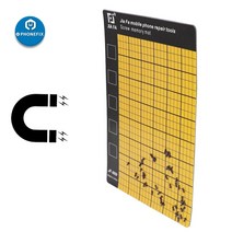 제전매트 magnetic project mat memory chart work pad for iphone 수리 메모리 차트 작업 패드 방지 small 고무판, 3개
