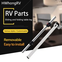 캠핑카 액세서리 부품 캐러밴 외부 좌석 테이블 알루미늄 RV 피크닉 캐러밴 벽 테이블