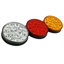 화물차 용달 중장비 LED 1구 차폭등 후진등 12V 24V 버스 전구 벤츠 사이드 2.5톤 덤프자동차 볼보 대형트럭 램프 메가 추레라 공사차 25인승 윙바디, 12V 1구 화이트