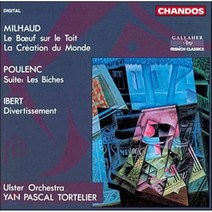 [CD] Yan Pascal Tortelier 미요: 지붕 위의 황소 / 풀랑크: 암사슴 모음곡 / 이베르: 디베르티스망 (Milhaud: Le Boeuf ...