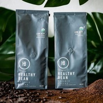 미국직구 빈 커피 - 저산 커피 슈퍼푸드 인퓨즈드 그라운드 커피 USDA 자연유래 마이코톡신 프리 세미 다크 로스트 10온스, 수량, 상세참조