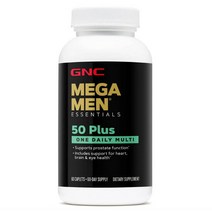 GNC 메가맨 50 플러스 원데일리 종합비타민 포 맨 60정