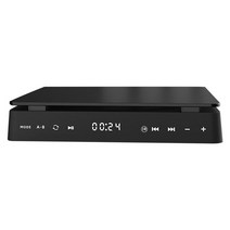 cd플레이어 벽걸이 휴대용 홈 dvdvcd hd 비디오 플레이어 하이파이 스테레오 스피커 1080p 다기능 휴대용 미니, 검은색