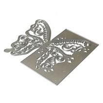 목형 가죽재단 DIY 패턴 커터 프레스 절곡 철판 가죽공예 도구금속 절단 다이 부활절 꽃 테두리 칼 다이 금형 스텐실 공예 스크랩북 인사말 카드 만들기 장식 다이 템플릿, mh374 13.3x14.6cm