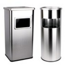 키친프리 스텐 재떨이 휴지통-원형(중)/사각(대) 재떨이분리/미끌림방지바닥, 사각(대), 1개