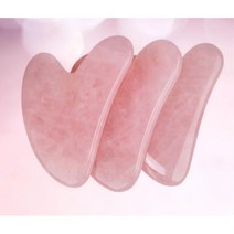 천연 원석 붓기제거 로즈쿼츠 하트 괄사 마사지기 뭉친근육 피로풀기 힐링 안마기추천 바디케어 부모님선물