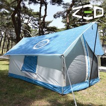 제드 거실형 리빙쉘 타프 스크린 하우스 감성 텐트 포레스트카바나, 스카이블루