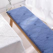 긴 의자 벤치 시트 매트 면 방석 쿠션 식탁 끈 소파 벤치형 패드 깔개 커버 직사각형