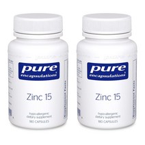 퓨어인캡슐레이션 아연 15 캡슐 글루텐 프리, 180개입, 2개
