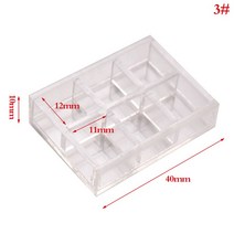 음식모형제작 미니어처 DIY 1Pcs/6 개/대 인형 집 스토리지 컨테이너 미니 플라스틱 박스 뚜껑 가구, 10 CYTOY2191-C