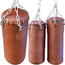 교수형 가죽 샌드백 복싱 권투 태권도 훈련 펀칭 백, 블랙 100X32CM 무게 26kg