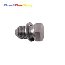 CloudFireGlory폭스바겐용 엔진 오일 드레인 섬프 플러그 나사 볼트 N90813202 아우디 A3 A4 A6 TT 폭스바겐 비틀 골프 GTI 제타 파사트 티구안