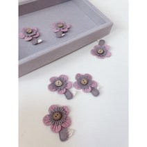 [그레이스샵] 리본공예 수공예 핸드메이드 반작품 꽃 만들기 재료 DIY 부자재 1pcs