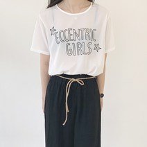 리얼이니 걸스형광반팔티셔츠