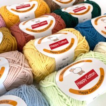 삼성모사 해피코튼 추천 인형실 부드러운 면혼방실, 756빈티지오렌지