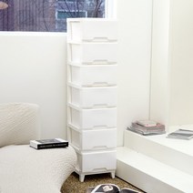 모던 데코스 플라스틱서랍장 7단, 블루