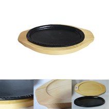 남가커머스 맥반석 주물 타원 스테이크판 2호 무쇠 구이팬 철판 옥수수콘판 04956-50964ea, namgac 본상품선택, namgac 본상품선택