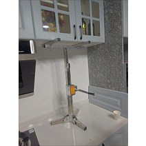 1미터 휴대용 공조 리프트 에어컨 닥트 어닝 실외기, 80-2.1m 손전등/슈퍼하중베어링미세조정가능