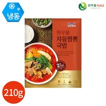 한우물 차돌 짬뽕국밥 210g x 6팩, 단품