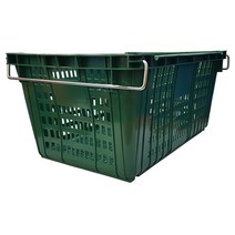 [세화파렛텍] 계육상자 김치상자 과일상자 운반상자 사각상자 농산물상자, 운반상자1호(녹색), 1개