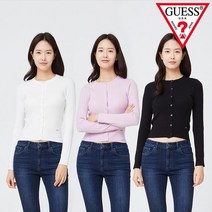게스 guess 정품 YM4S2665 미니꽈배기 스웨터 가디건