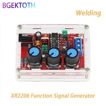 바코드생성기 라벨 스캐너 프린터 기능 신호 발생기 DIY 키트 사인/삼각형/사각 출력 1Hz-1MHz 가변 주파수, 02 Full Assembled RED