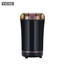 제분기 가루 분쇄기 곡물 가정용 전기 커피 머신 그라인더 분말 기계 건조 휴대용 그라인딩, 아메리칸 블랙 110V