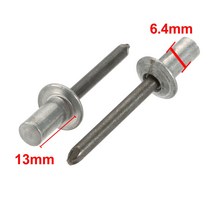 스크린 창문 블라인드 전동 커튼 롤 자동 가리개 셀프 6.4x1 0mm/6.4x13mm 리벳 알루미늄 라운드 돔 헤드