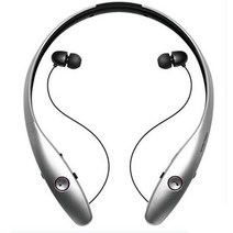 패션 신제품 HBS900 블루투스 헤드셋 LG 스포츠 이어버드 Hifi 스테레오 서브우퍼 무선 헤드폰 방수 삼성 S20 에 적합, [01] Sliver