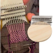 미니직조기 위빙 직조틀 양말목 베틀 수편기 위빙틀 14/28 핀 Speedweve DIY 의류 봉제 작은 Loom 멘더 Dar, 03 14 Pin, 1개