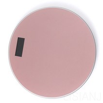 정밀측정 디지털 체중계 원형 목욕탕 가정용 온도표시