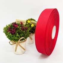 포장 리본 끈 제이제이리본 골직리본40mm 50mm 60컬러 (길이 45M ) 공단리본, 36빨강