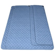 한일산업 DC12V용 온열 카본 탄소매트(47x180cm) DC매트 차박 야외 캠핑매트 원적외선 온열매트 난방 전기매트, 브라운(레자)