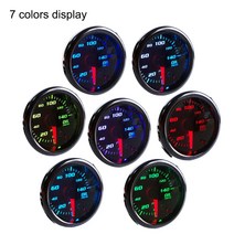 유면계 유량계 BAOLUN 2 "52mm 오일 압력 게이지 0-140 PSI 오일 프레스 미터 센서 7 색 착색 된 자동, 한개옵션0