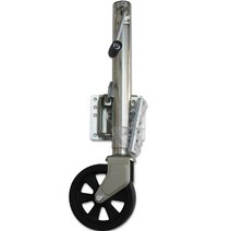 캠핑카 트레일러 6인치 바퀴 리프팅 SUV 자키 작키, 1500lb 이중 휠(가이드 휠 잭)