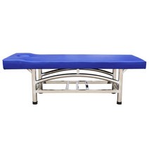 떄밀이 베드 스테인리스 목욕탕 사우나 마사지 세신 침대, 길이185폭60높이60 블루 구멍