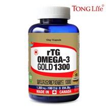 통라이프 알티지 오메가3 골드 1300, 1개, 180정