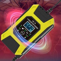 완전 자동 스마트 충전기 12V 7a 7 단계 멀티 배터리 칼슘 젤 AGM 습식 납 산성 자동차 오토바이 수리, UK Plug